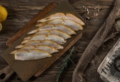 Палтус ломтики х/к